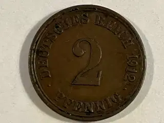 2 Pfennig Germany 1912