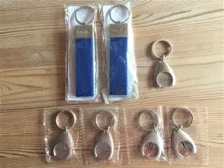 Nøgleringe, keyhangers, nøglesnore, halssnore