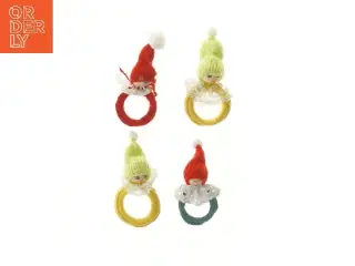 Julenisse servietringe (str. Ø 4 cm)