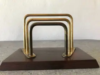 Retro papirholder / brevholder i palisander