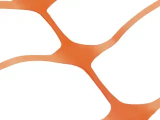 Havehegn 30 m orange