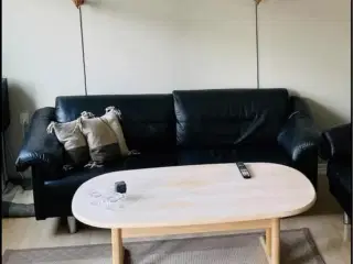 Designer LædersofaSæt 2 & 3 Pers. 