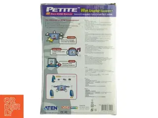 ATEN 2-Port KVM Switch fra Petite (str. 23,5 x 16 cm)