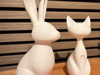 Stilrent makkerpar til hjemmet – Kat & Kanin