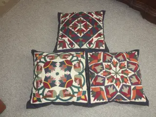 Patchwork pudebetræk til pyntepude inkl. puder