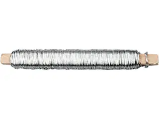 Vindseltråd, tykkelse 0,6 mm, sølv, 10x100 g, 10x50m/ 1 pk.