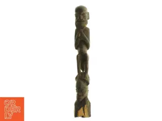 Udskåret træfigur (str. 45. x 7 cm)