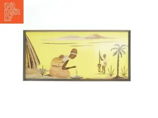 Barkbillede fra Østafrika (str. 51x25 cm)