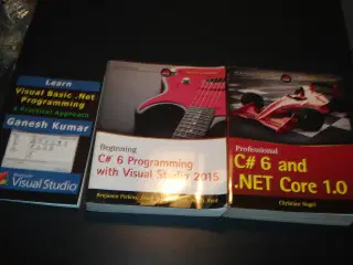 Programmeringsbøger sælges