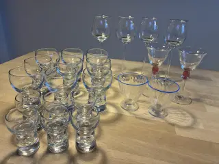 Vinglas, Holmegaard mm, flotte