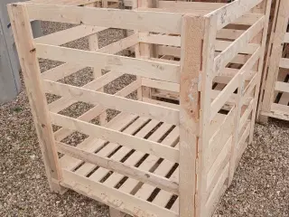 Brænde kasser.  120×120×100