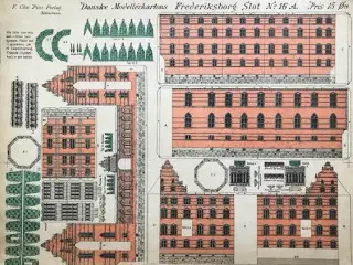 Udklipsark med Frederiksborg Slot