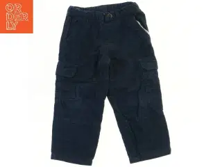 Mørkeblå fløjsbukser til børn (str. 98)