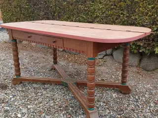 Spise/arbejdsbord , fyrretræ 