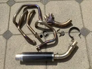 Honda VFR 800 rc79 Delkevic udstødning komplet.