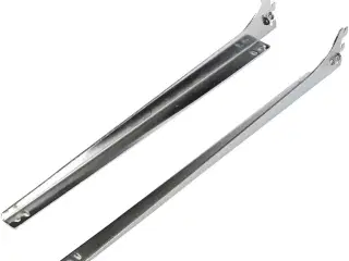 Hyldebærer i Krom 400 mm - 10 stk. Sæt