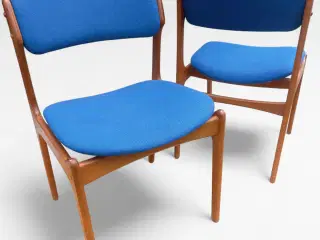Sæt af 2 Erik Buck Model 49 Spisestuestole i Teak 