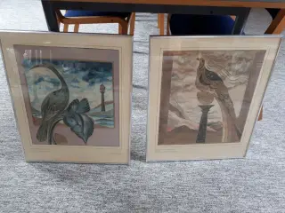 2 Hanne Passer plakater med fugle