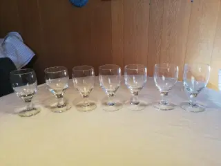 7 Hogla glas fra Holmegaard Glasværk