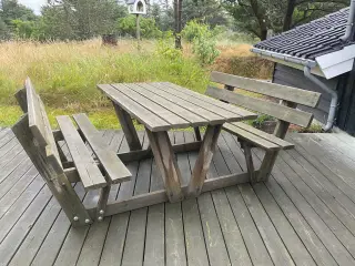 Bord bænkesæt udendørs