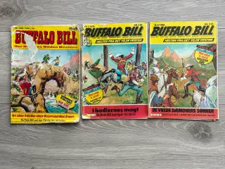 BUFFALO BILL TEGNESERIE 3 STK
