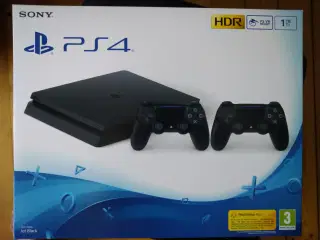 PlayStation4 Slim 1 TB m. 2 controllere 