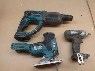 Dyksav, boremaskiner mv. MAKITA Model: IGEN 10/ 2017, DJV 181, DHR202