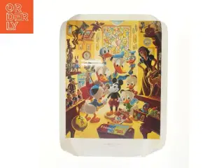 Disney-plakat med Mickey Mouse og Anders And fra Disney (str. 60x80 cm)