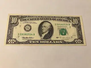10 Dollars 1995 USA - UNC
