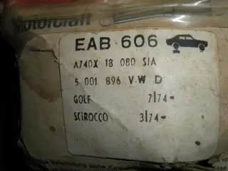 1 sæt Støddæmper bag VW Golf I