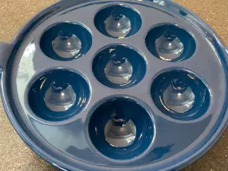 Æbleskivepande - Emaljeret Støbejern 