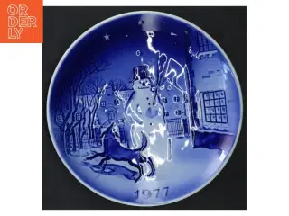 H.C. Andersen juleplatte 1977 fra Desiree (str. Ø 19 cm)