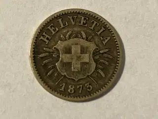 5 Rappen Switzerland 1873