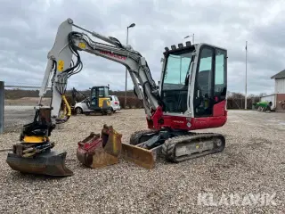 Gravemaskine Takeuchi TB230 med rotortilt