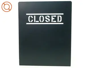 Skilt CLOSED (str. 25 x 10 x 20 cm)