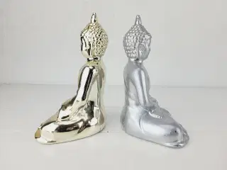 2 stk Buddha figure