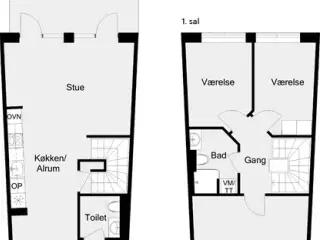 112 m2 hus/villa med altan/terrasse, Nivå, Frederiksborg