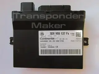 TMPro Software modul 200 – Volkswagen, Audi, Porsche KESSY Continental, Siemens-VDO