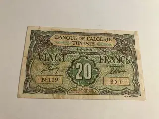 20 Francs Algerie 1948