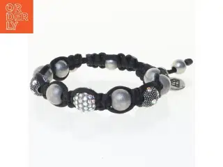 Armbånd med perler (str. Ø 6 cm)