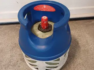 Letvægt gasflaske 5 kg fyldt og plomberet 