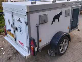 Hunde trailer til 4 hunde 