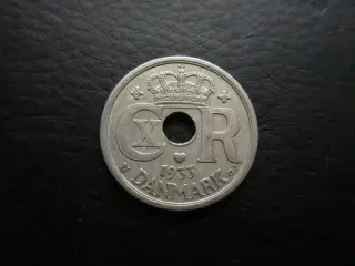 Danmark 25 øre 1933