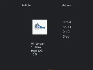  Jordan 1 High Sneakers 