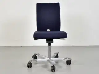 Häg h04 credo 4200 kontorstol med blåt polster