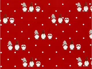 Gavepapir med Næsenisser - 5m Festligt Design