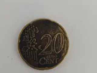 20 euro cent RF 1999 France error coin
