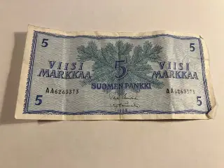 5 Markkaa 1963 Finland