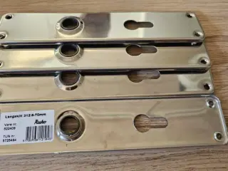 Ruko langskilt 4 styk 23x5 cm Rustfri