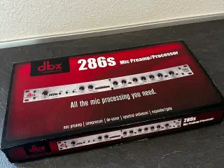 DBX 286 S XLR microfon forstærker, gate, preamp